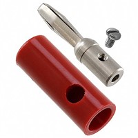 Cinch Connectors Red Male Banana Plug - Solder, 1.75kV
