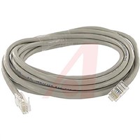 Cinch Connectors Grey Cat5e Cable UTP, 15.24m Male RJ45/Male RJ45