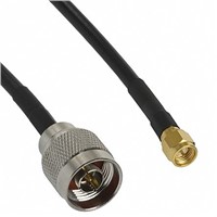 Cinch Connectors Male SMA to Male N RG-58 Coaxial Cable, 50 , 415