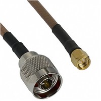 Cinch Connectors Male SMA to Male N RG-142 Coaxial Cable, 50 , 415