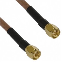 Cinch Connectors Male SMA to Male SMA RG-142 Coaxial Cable, 50 , 415