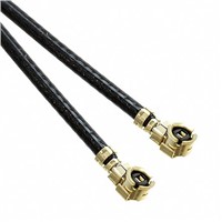 Cinch Connectors Black Male UMC to Male UMC Coaxial Cable, 50 , 415