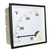 Sifam Tinsley AC Analogue Voltmeter, 600V, 92 x 92 mm,