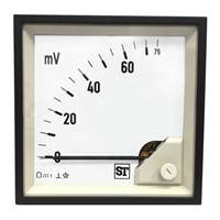 Sifam Tinsley Sigma Analogue Panel Ammeter 75mV DC, 48mm x 48mm Moving Coil