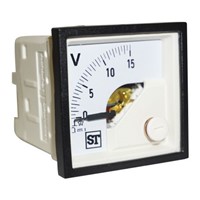 Sifam Tinsley DC Analogue Voltmeter, 15V, 45 x 45 mm,