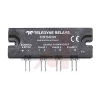 Teledyne 25 A rms Solid State Relay, Zero Cross Turn-On, PCB Mount, 280 V rms Maximum Load