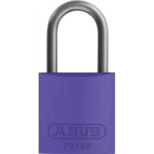 ABUS 72/30 Purple All Weather Aluminium, Steel Safety Padlock Keyed Alike 31.8mm