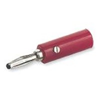 Mueller Electric Red Male Banana Plug - Screw