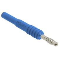Mueller Electric Blue, Female to Male Test Connector Adapter With Beryllium Copper (Spring), Brass (Body) contacts and
