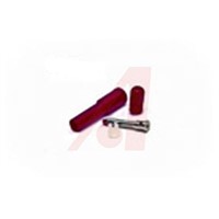 Mueller Electric Black Male Banana Plug - Press Fit, 1 kV, 1.5 kV