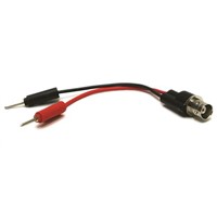 Mueller Electric Black BNC Test Lead, 300V ac 5A, 101.6mm Lead Length