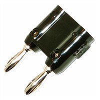 Mueller Electric Black Male Banana Plug, 5kV