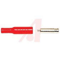 Mueller Electric Red Female Banana Plug - Crimp, Solder, 5000V dc