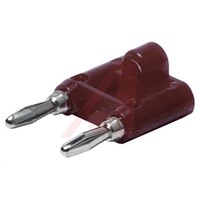 Mueller Electric Red Male Banana Plug - Screw, 5kV