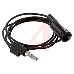 10A Black Test lead, Male, 300V Rating - 0.9m Length