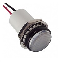 Dialight White Panel LED, Lead Wires Termination, 12 V dc, 17.5mm Mounting Hole Size