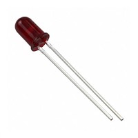 LED Reflector Bulb, bi-pin, Red, Single Chip, T-1 3/4 Lamp, 5.84mm dia., 7.5 V