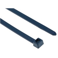HellermannTyton, MCT Series Blue Metal Detectable Cable Tie, 387mm x 7.6 mm