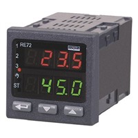 Lumel RE72 Panel Mount PID Temperature Controller, 48 x 48mm, 1 Output: 1x Relay, 1x Logic, 85 253 V ac/dc