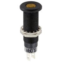 Sloan Yellow Panel LED, Solder Termination, 5  28 V, 8.2 x 7.6mm Mounting Hole Size, IP68