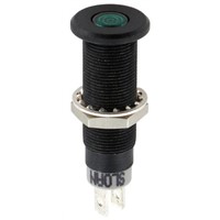 Sloan Green Panel LED, Solder Termination, 5  28 V, 8.2 x 7.6mm Mounting Hole Size, IP68