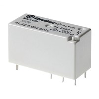 Finder, 24V ac DPDT Power Relay Module, PCB Pin Terminal , PCB Mount