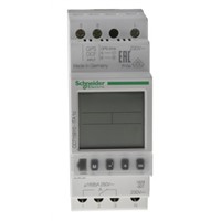 1 Channel Digital DIN Rail Time Switch Measures Days, Hours, Years, 230 V ac