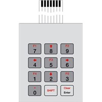 Bopla IP65 12 Key Conductive Silver Membrane Keypad