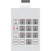 Bopla IP65 16 Key Conductive Silver Membrane Keypad