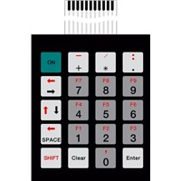 Bopla IP65 20 Key Conductive Silver Membrane Keypad