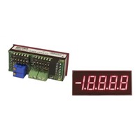 Murata DMS-40PC-4/20S-24RS-I-C , LED Digital Panel Multi-Function Meter for Current, 22.30mm x 53.80mm