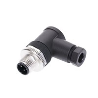 M12, Angled, Male, Connector, Cable