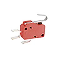SPDT Spring Lever Bent Microswitch, 10 A