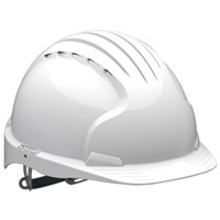 JSP EVO5 Adjustable White Hard Hat