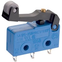 SPDT Lever With Adjusting Screw And Roller Microswitch, 2 A