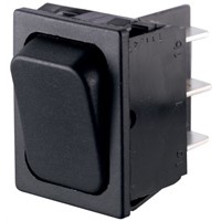 Marquardt DPDT, On-None-(On) Rocker Switch Panel Mount