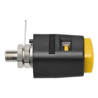 Schutzinger 6.2mm Yellow Terminal Post, 33 V dc, 70 V dc, 16A, M6 Thread