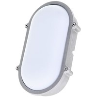 Theben / Timeguard, 15 W Oval Cool White LED Bulkhead Light Bulkhead, 230 V ac, Die Cast, IP65, with White Diffuser,