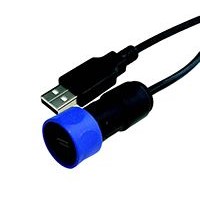 Bulgin Male USB A to Mountable Male Micro USB B USB Cable Assembly, 2m