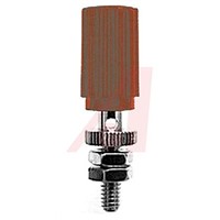Abbatron 15A, Red Binding Post With Brass Contacts and Nickel Plated