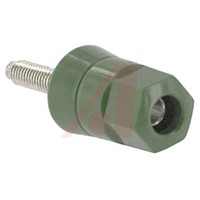 Abbatron 30A, Green Binding Post With Brass Contacts and Tin Plated