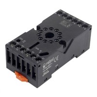 Relpol 3 Pin Relay Socket, DIN Rail for use with R15 Relay