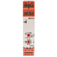 Broyce Control DPDT ON Delay Time Delay Relay, 0.1 s  100 h, 2 Contacts, 12  230 V ac/dc - DPDT Switch