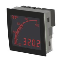 Trumeter Digital Panel Ammeter AC, LCD Display 4-Digits 0.5 %