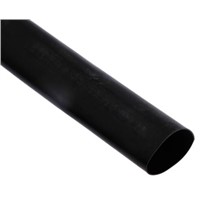 HellermannTyton Black Heat Shrink Tubing 24mm Sleeve Dia. x 1.2m Length, TA42 Series 4:1 Ratio