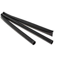 HellermannTyton Black Heat Shrink Tubing 16mm Sleeve Dia. x 1.2m Length, TA42 Series 4:1 Ratio