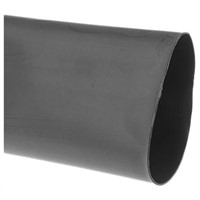 HellermannTyton Black Heat Shrink Tubing 50.8mm Sleeve Dia. x 60m Length, TF21 Series 2:1 Ratio