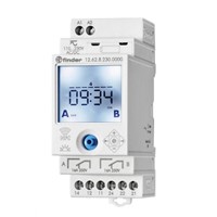 1 Channel Digital with NFC DIN Rail Time Switch Measures Minutes, Seconds, 110  230 V ac/dc