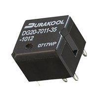 Durakool Plug In On/Off Temperature Controller - SPNO, 12V dc Coil, 30A Switching Current Single Pole