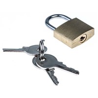Padlock for use with MCB Lock Devices, Rotary Isolator Switches